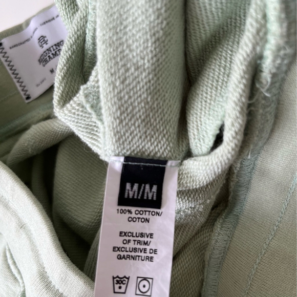 Reigning Champ Light Green Lightweight Terry Sweatpants Size M - Picture 5 of 8